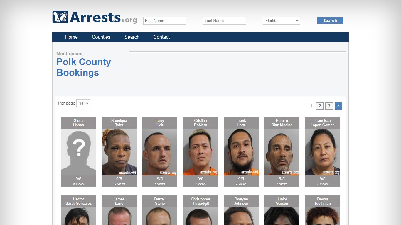 Polk County Arrests and Inmate Search