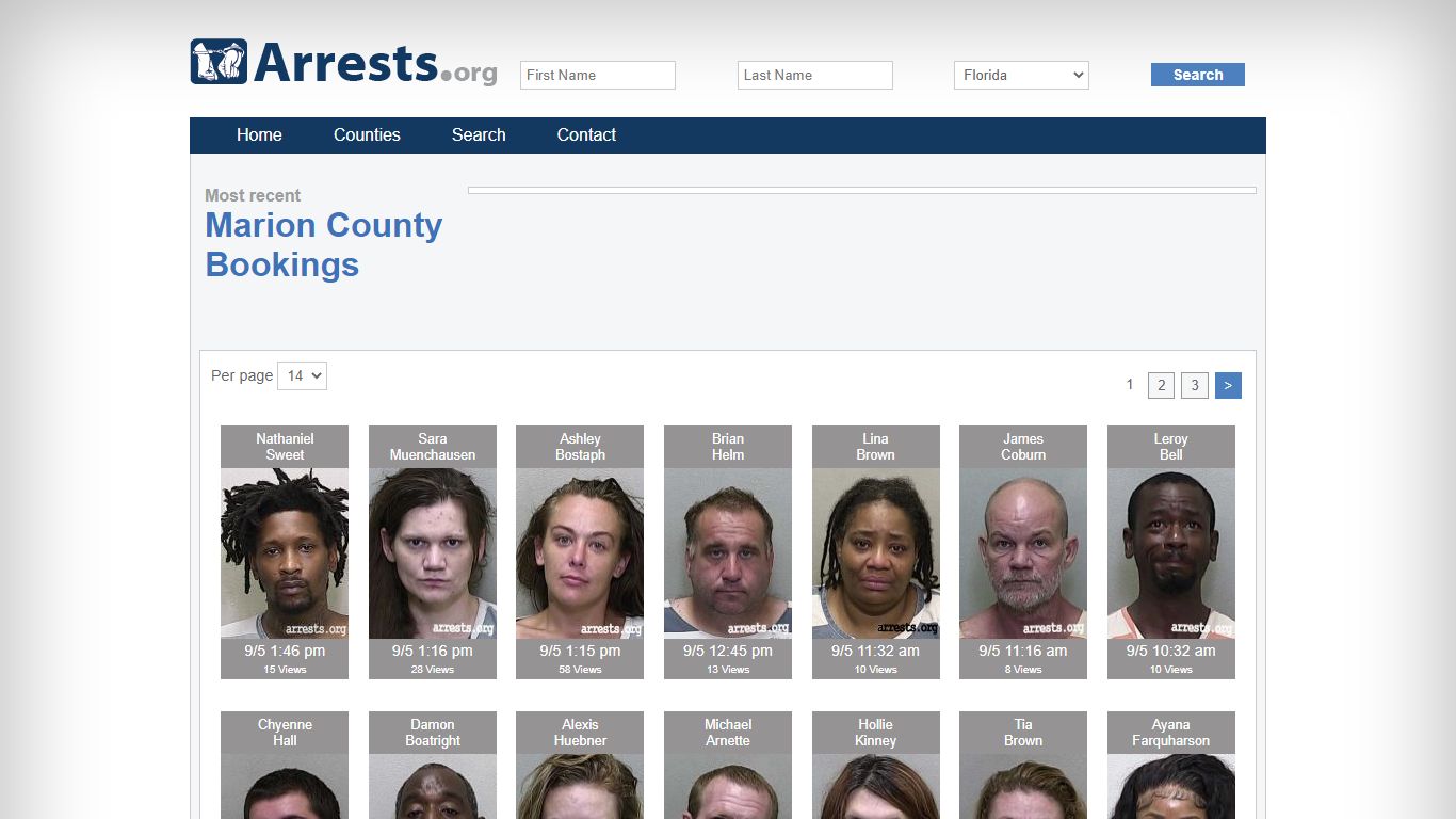 Marion County Arrests and Inmate Search