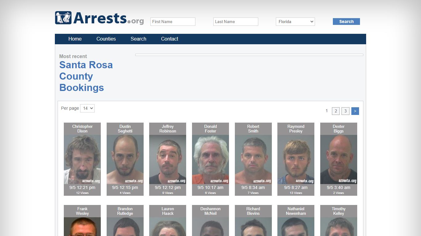 Santa Rosa County Arrests and Inmate Search